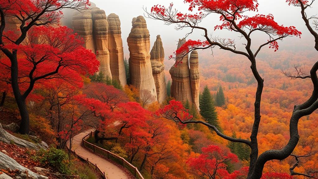 10 Stunning Spots for Autumn Foliage in Zhangjiajie National Forest Park