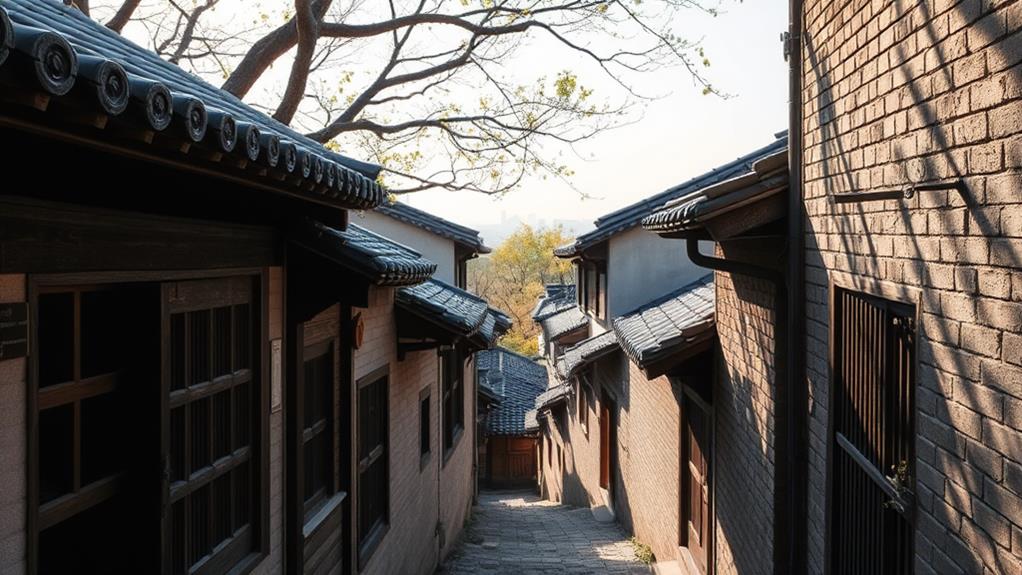 charming traditional korean alleys