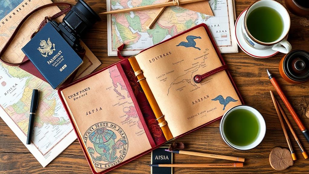 choosing travel journal asia