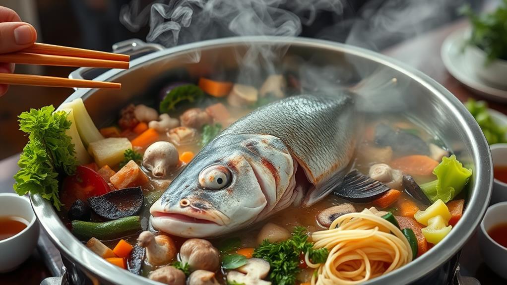 delicious seafood soup dish