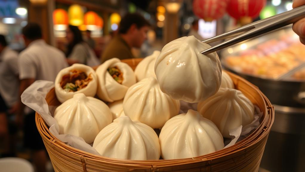 delicious steamed bun treat