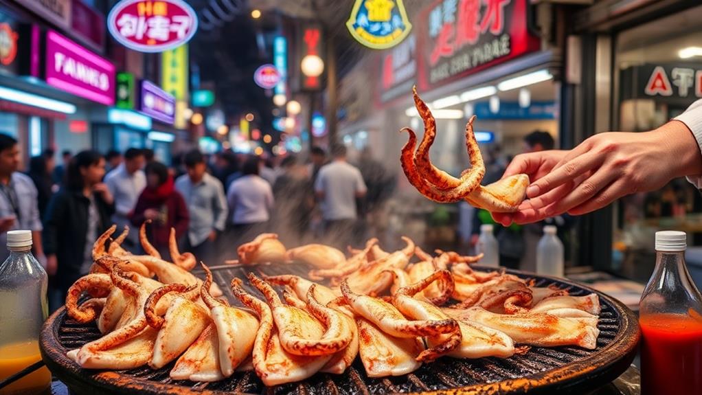 deliciously charred seafood delight