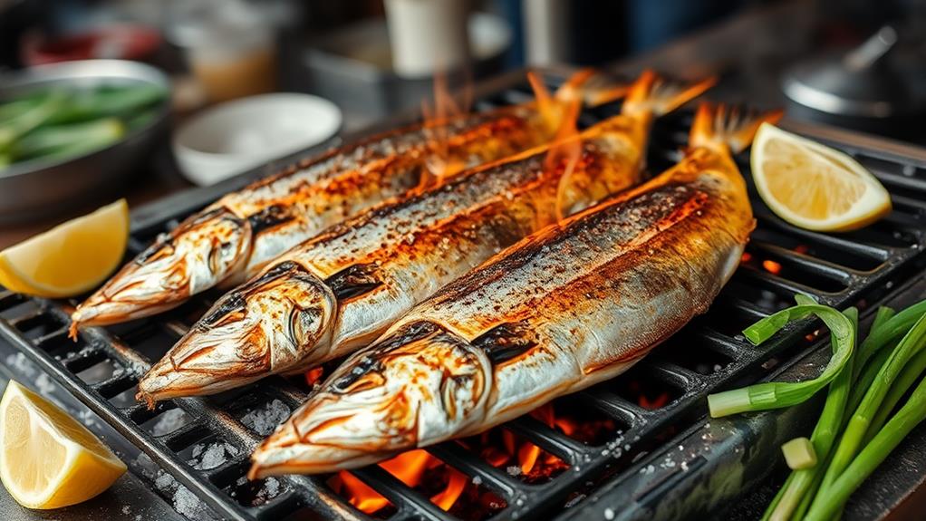 deliciously grilled mackerel dish