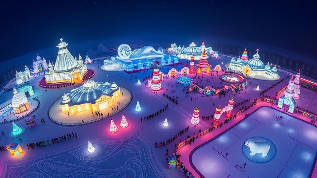 harbin winter carnival festivities