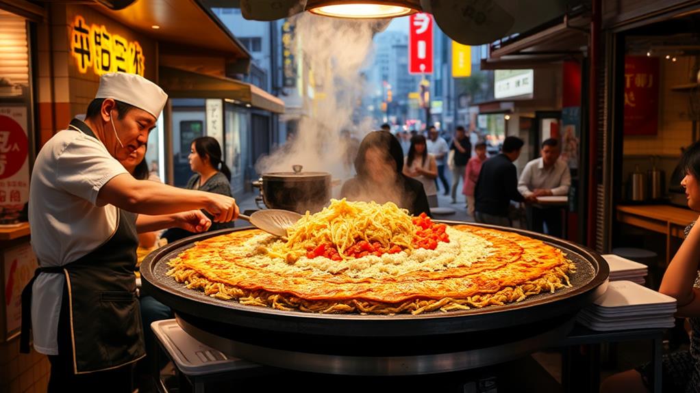 hiroshima style okonomiyaki restaurant