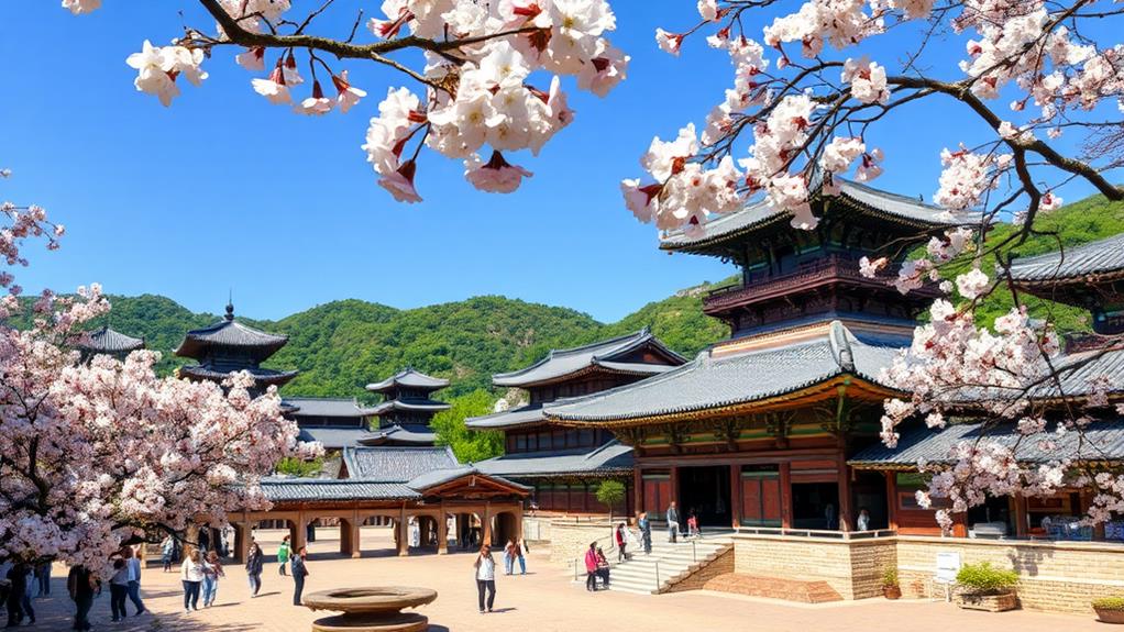 historic buddhist temple complex