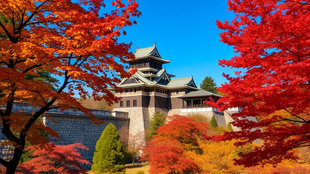 historic japanese castle complex