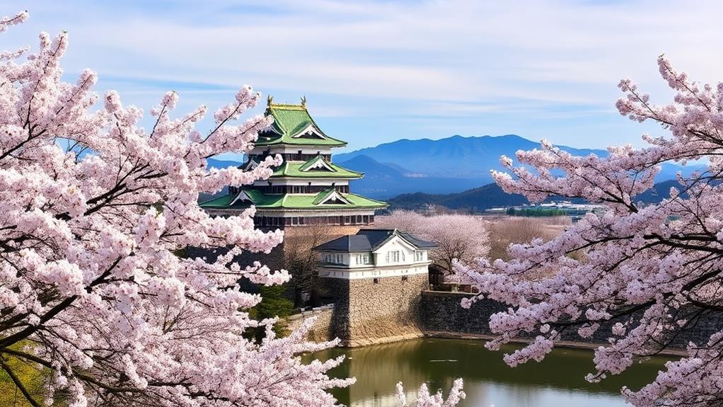 historic japanese castle landmark