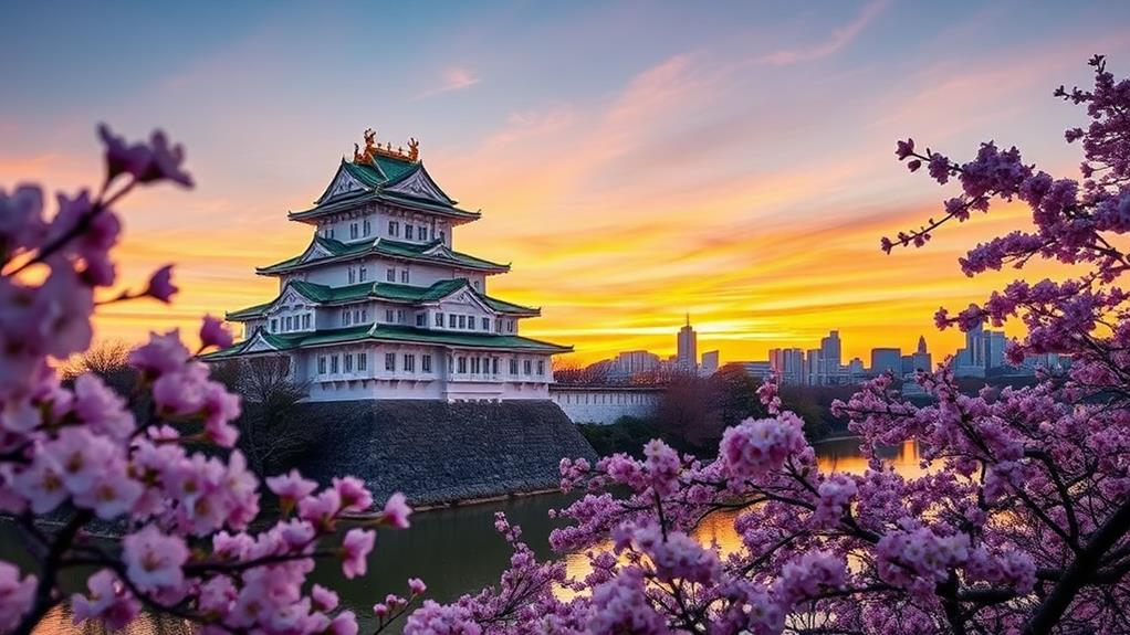 historic japanese landmark fortress