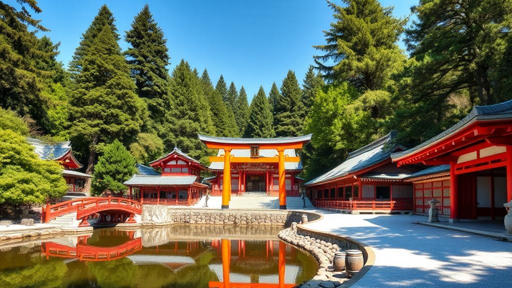 historic japanese shinto shrine