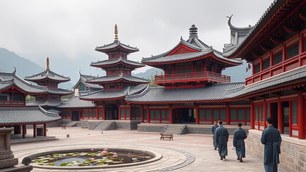 historic korean buddhist temple