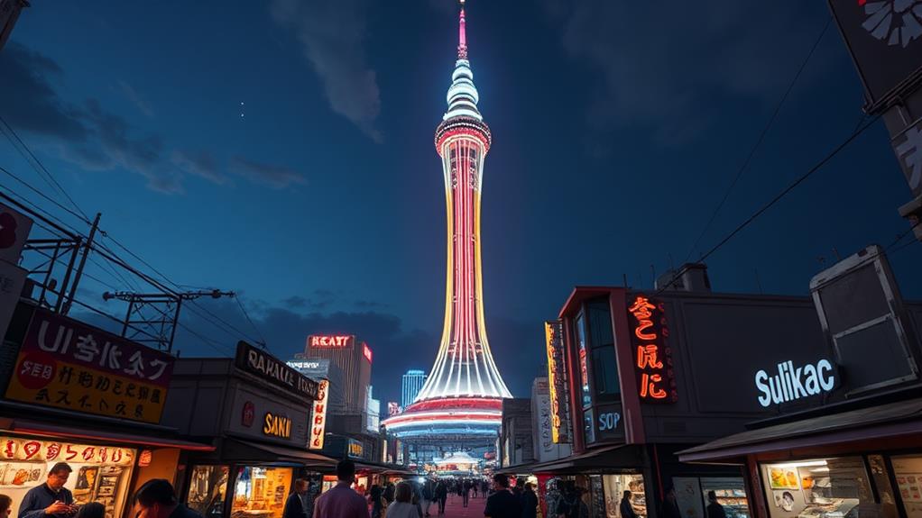 iconic osaka observation tower