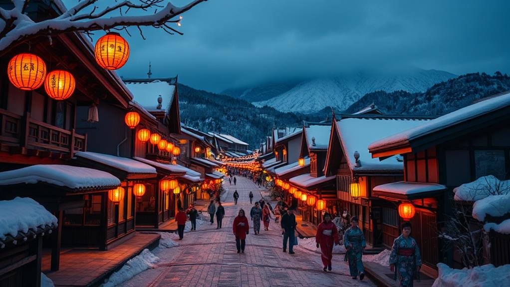 illuminated celebration in nagano