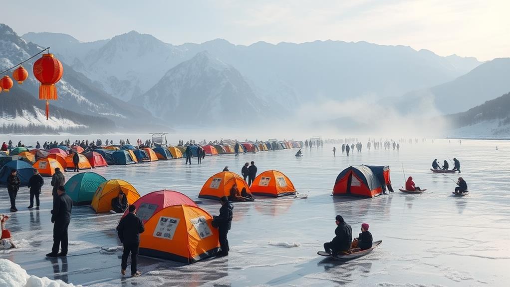 jeongseon ice fishing festival