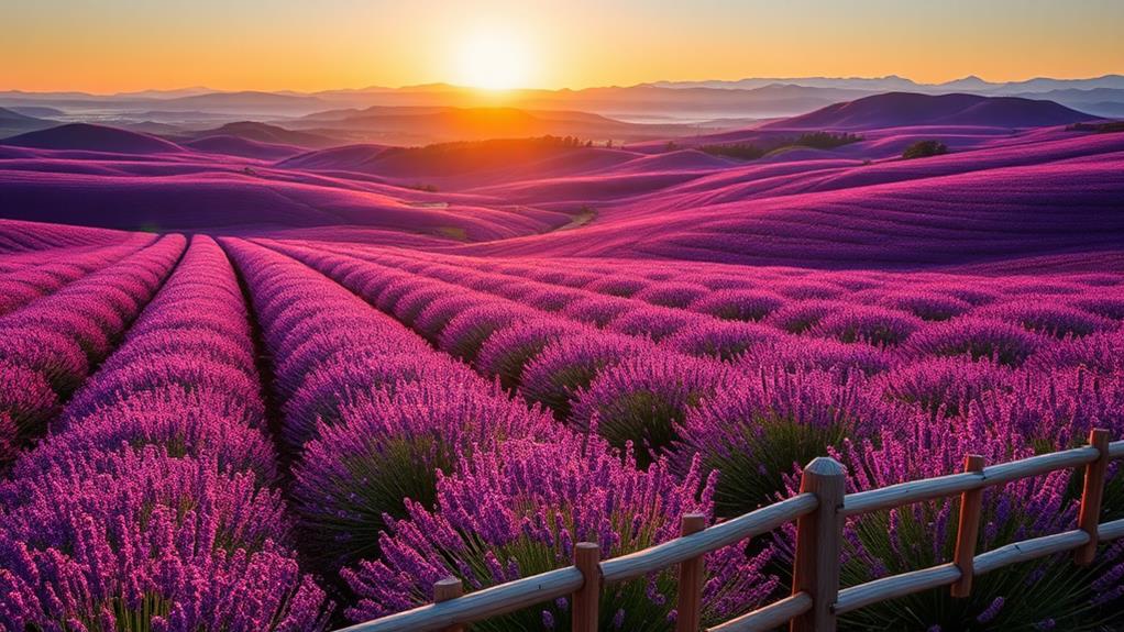 lavender blooms in hokkaido