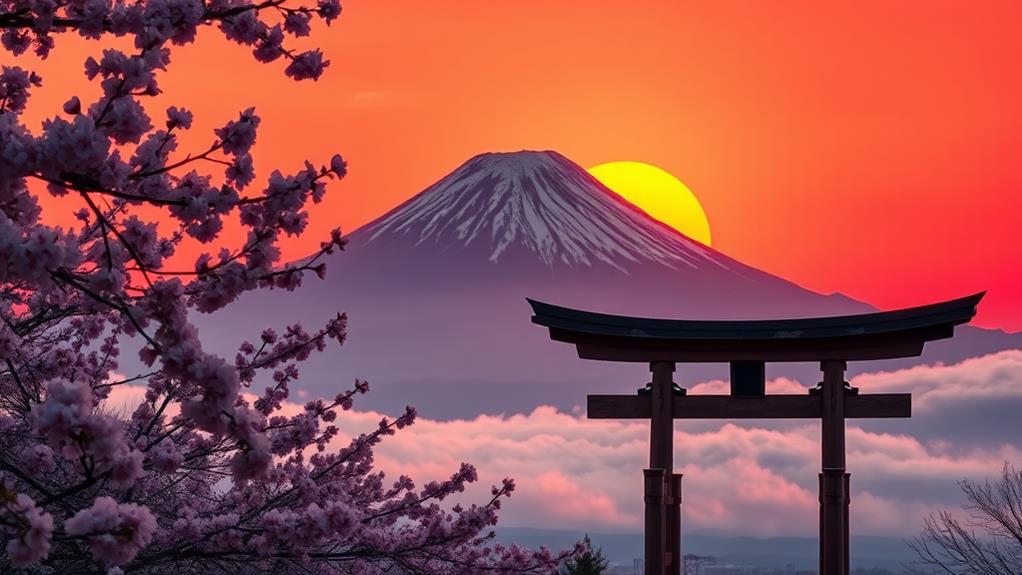 mount fuji s majestic presence