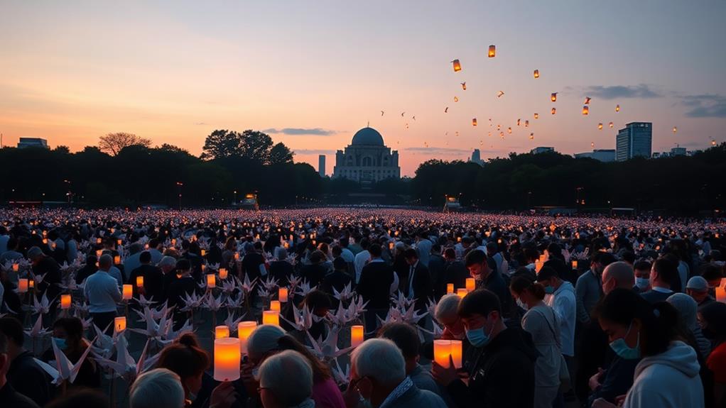 peace memorial ceremony attendance