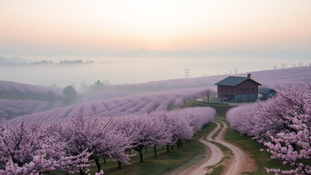 pinggu s peach orchards bloom