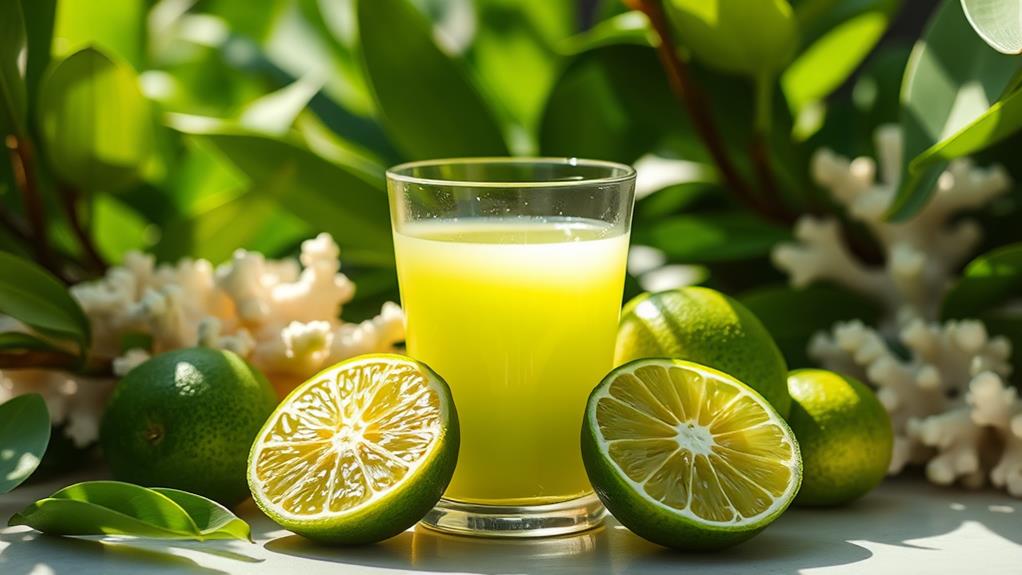 refreshing citrus fruit beverage