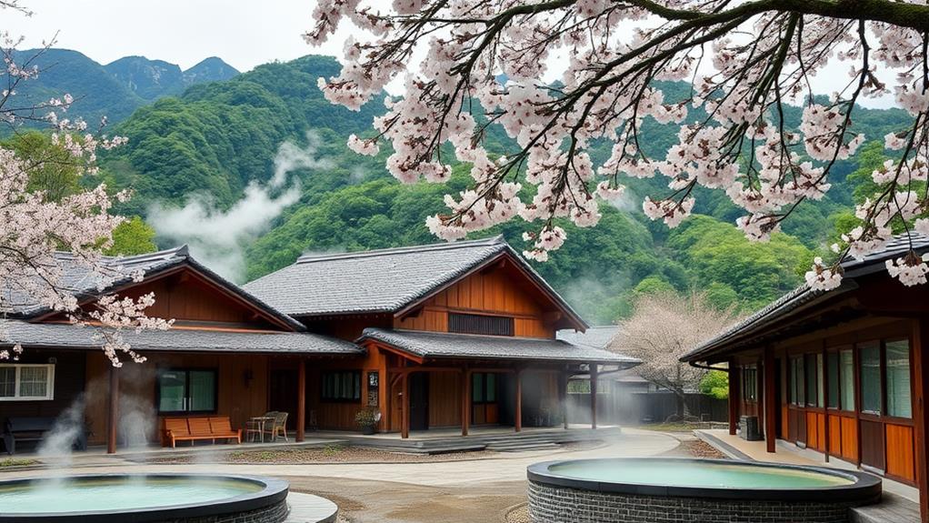 relaxing hot spring retreat