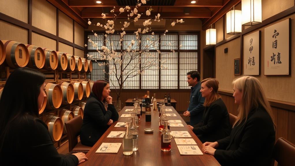 sake tasting tips provided