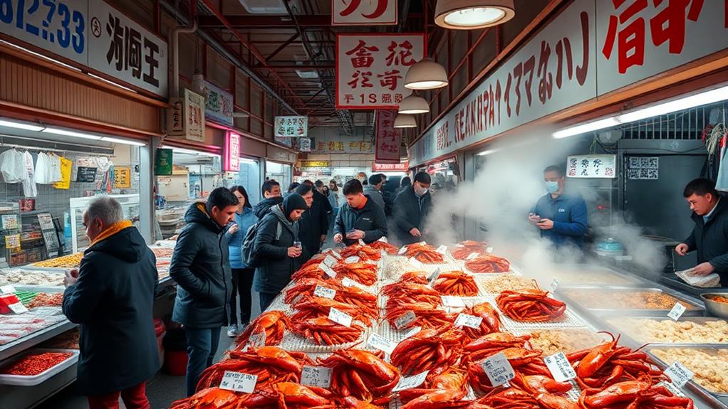 sapporo s vibrant fish market