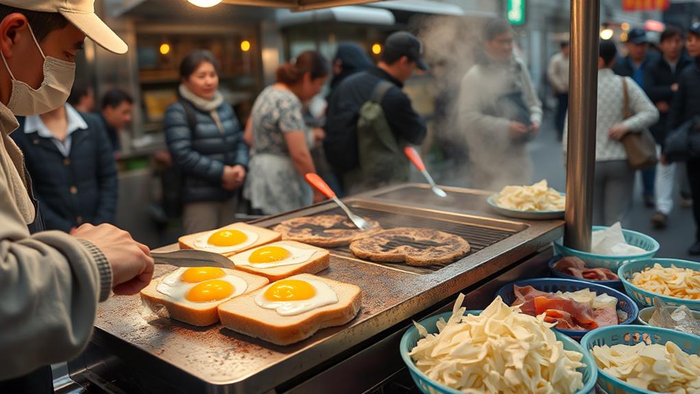 savory korean street sandwich