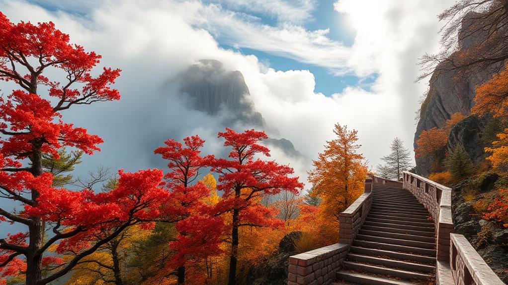 scenic yellow mountain anhui