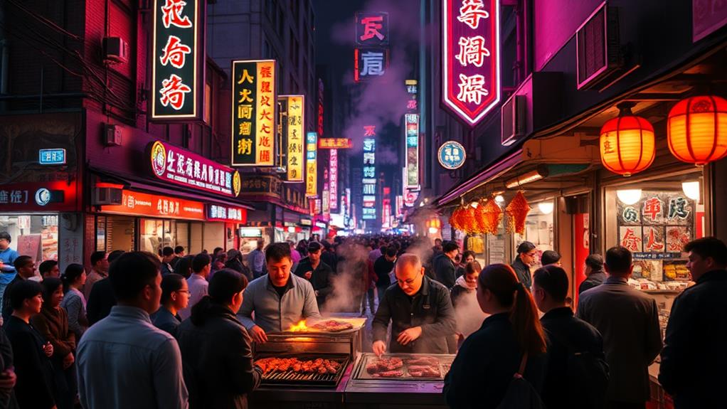 shanghai s nighttime bbq spot