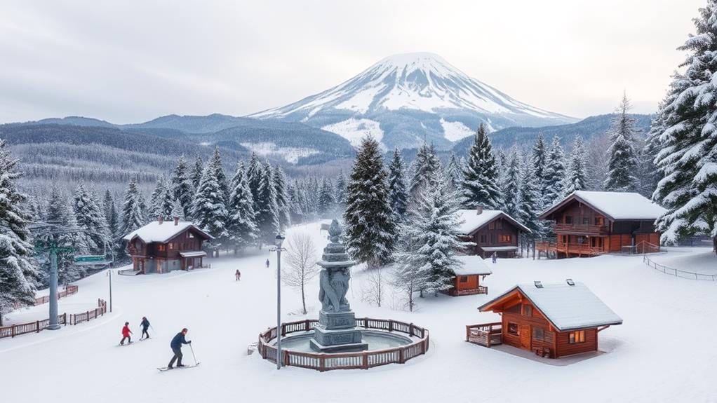 ski resort in japan