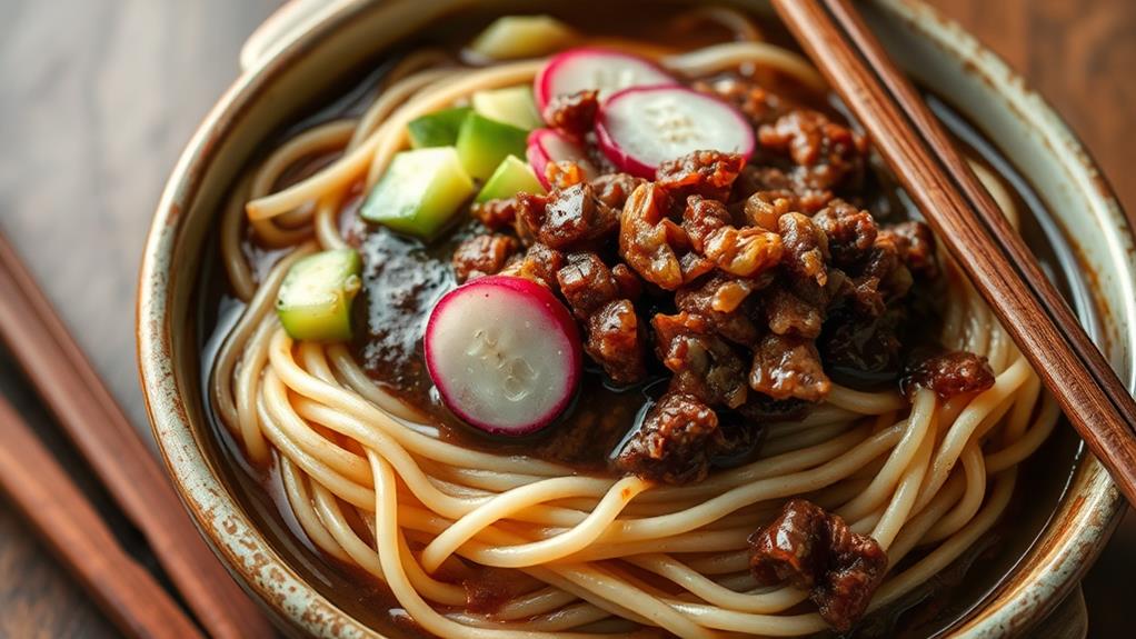 soybean paste noodle dish