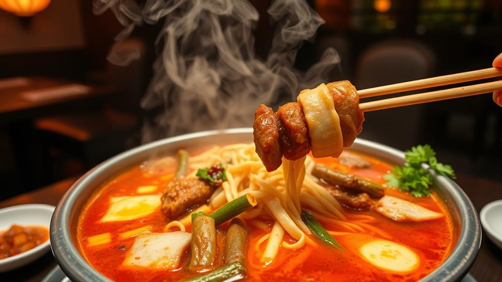 spicy chinese hot pot