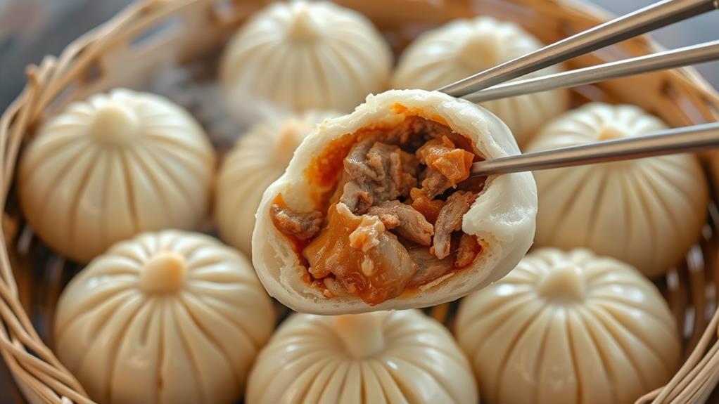 steamed stuffed buns delight