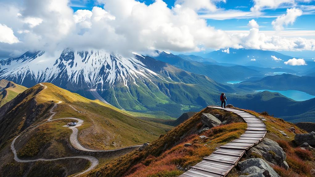 stunning mountain scenic route