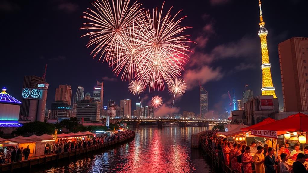 sumida river fireworks festival