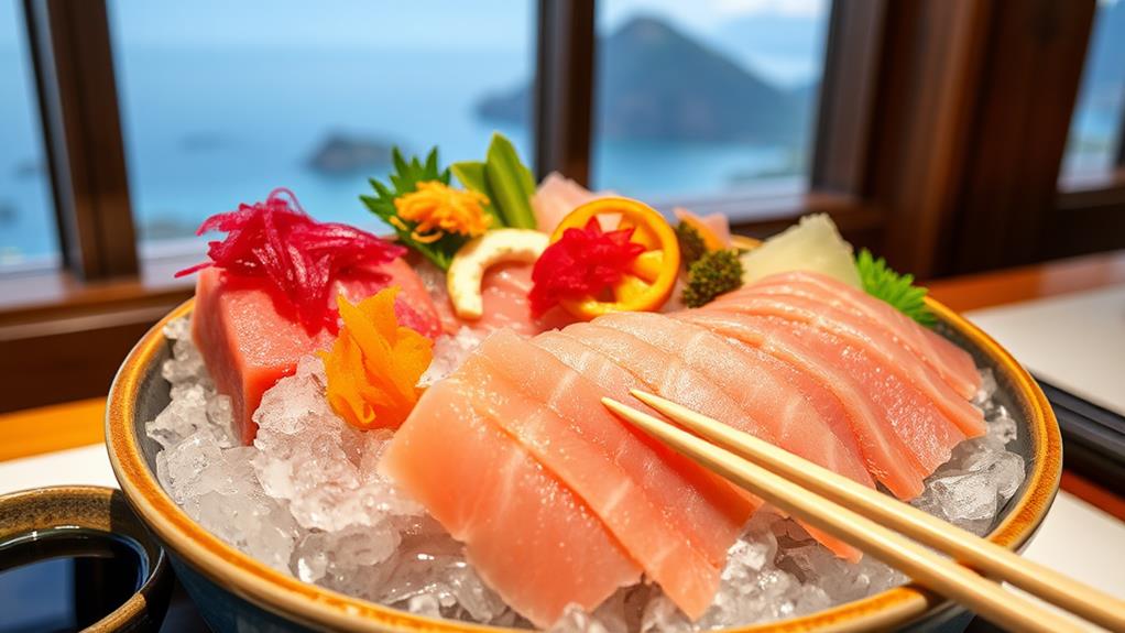 sushi and sashimi delights