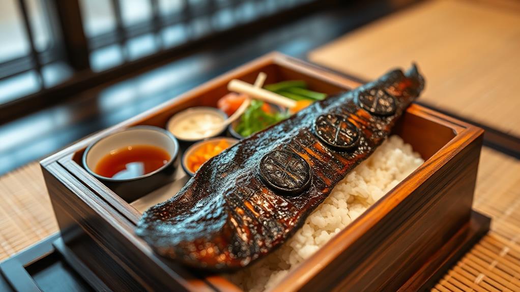 traditional japanese grilled eel