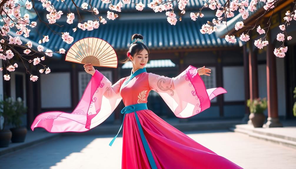 traditional korean fan dance