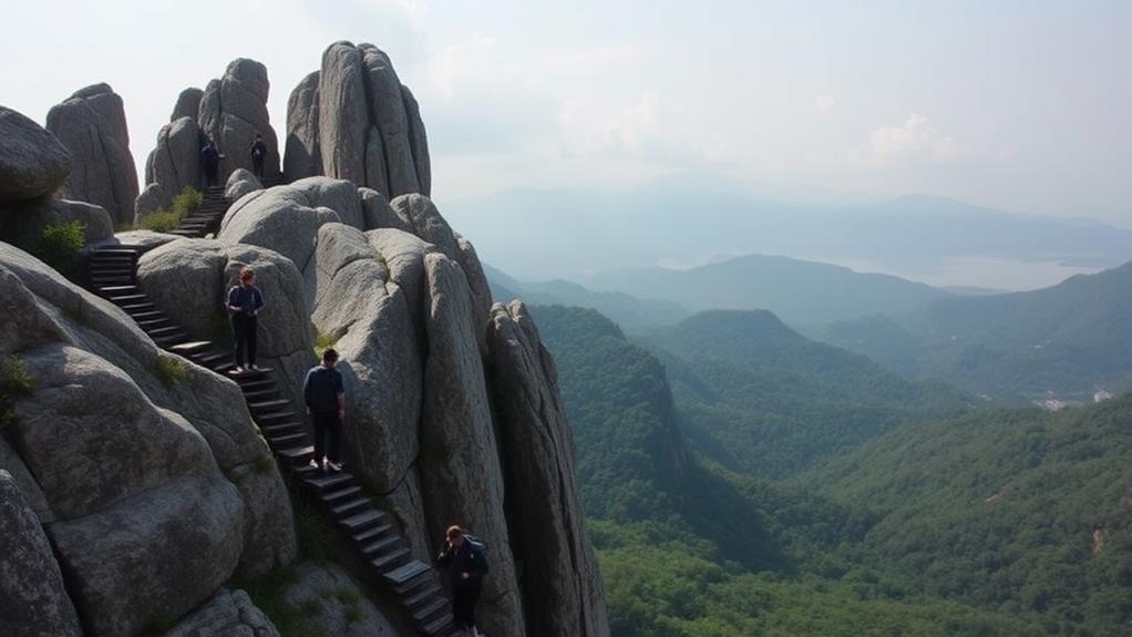 ulsanbawi hiking trail adventure