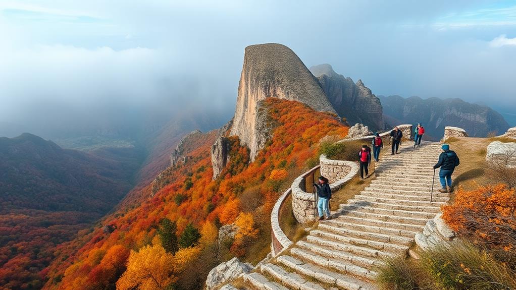 ulsanbawi rock hiking trail