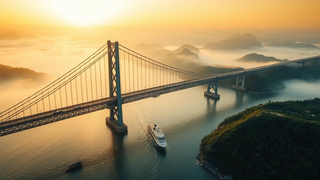 yangtze river bridge construction