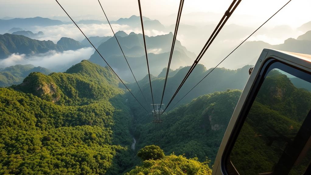 yao mountain scenic cableway