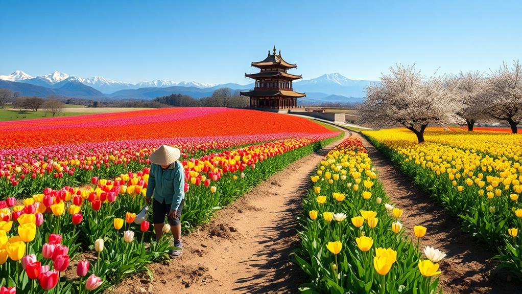 yili s vibrant tulip gardens