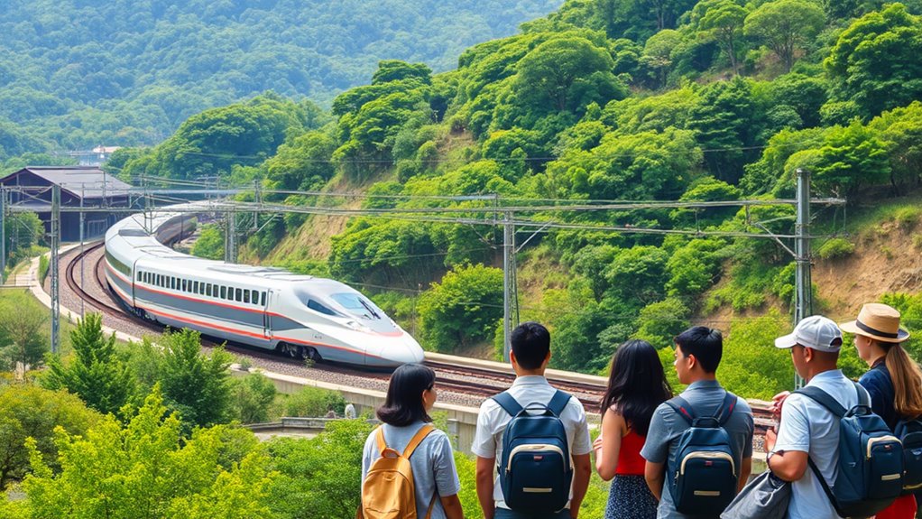 efficient railway travel in japan