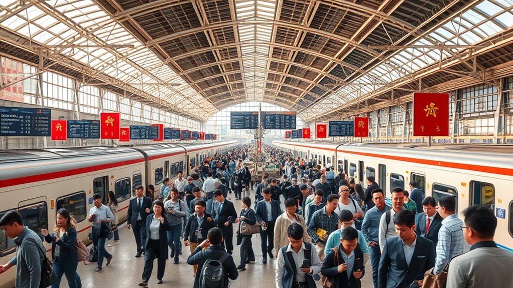 efficient train station navigation