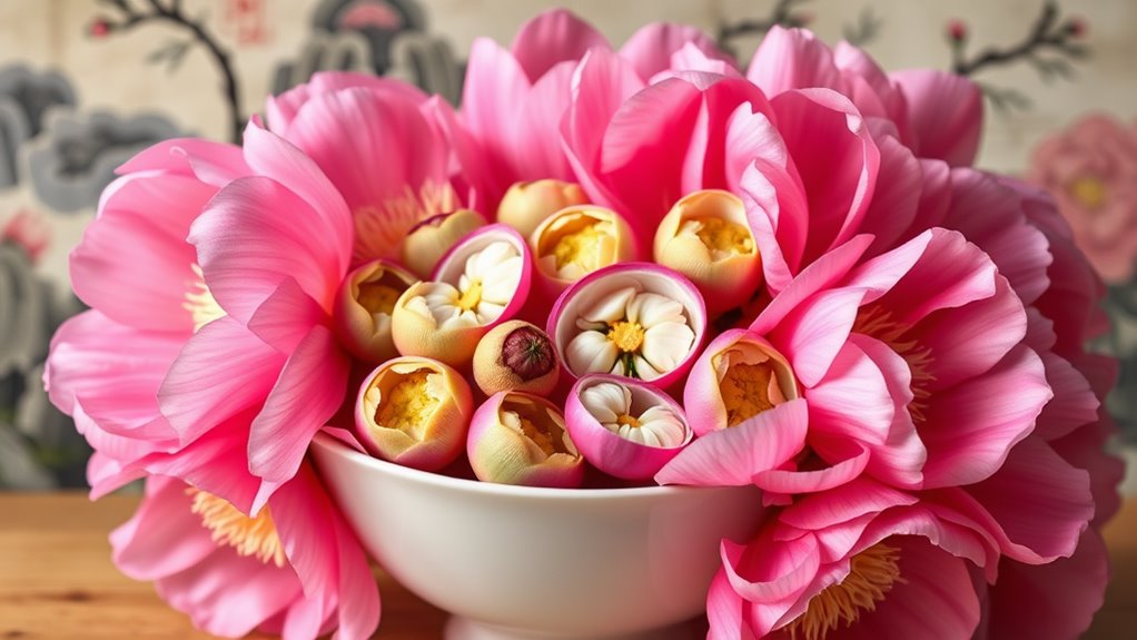 floral feasts peony culinary culture