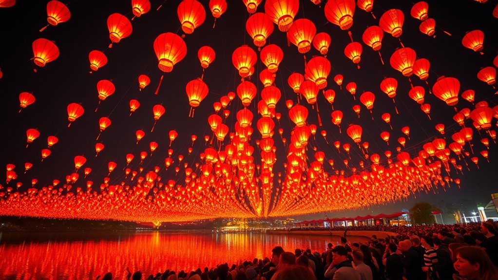 mesmerizing illuminated nighttime celebrations