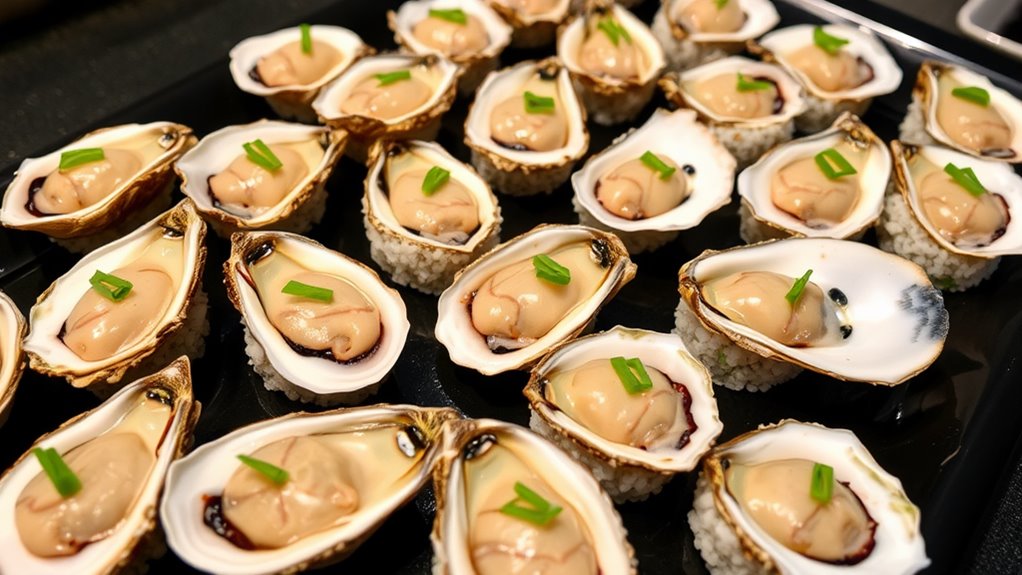 oyster rich sushi extravagance in hiroshima