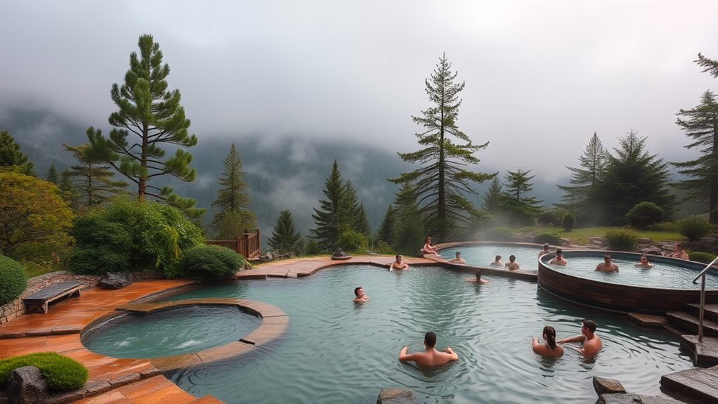 peaceful natural hot spring retreat