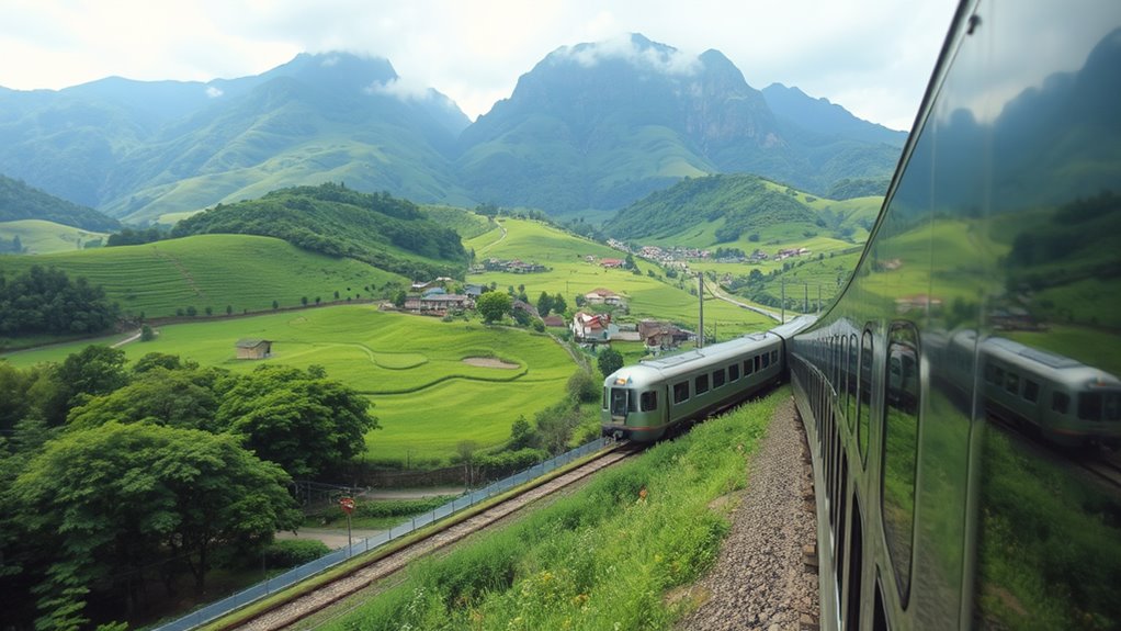 scenic north korean railway journey